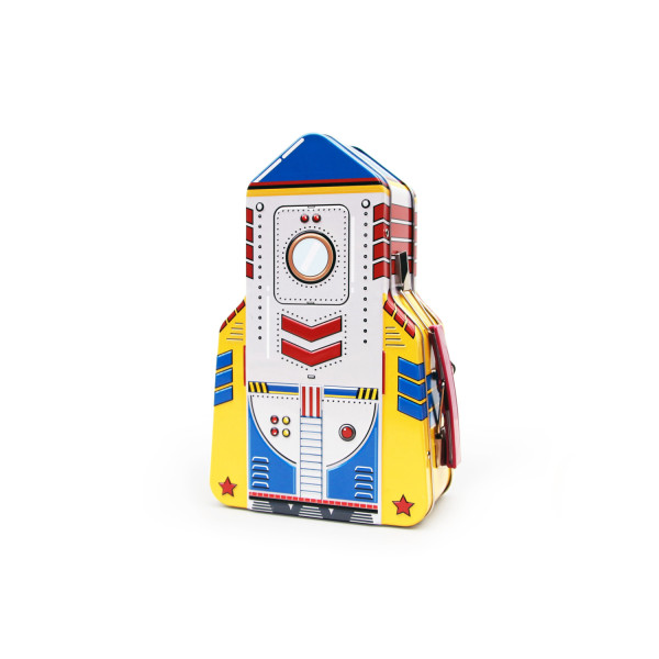 Raketen Lunchbox hellblau