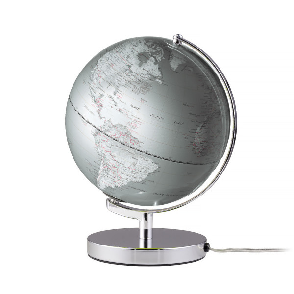 Leuchtglobus TERRA SILVER LIGHT