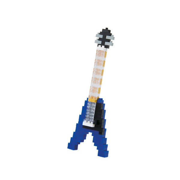 Nanoblock - Electric Guitar blue 130pcs Level 2