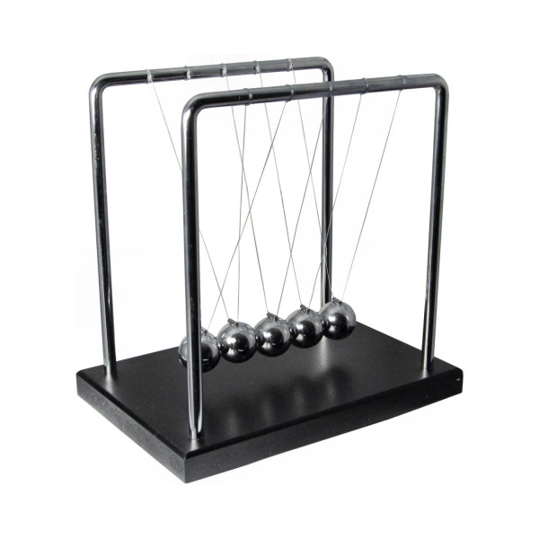 Balance Ball - Newtons Cradle - mit Sockel groß