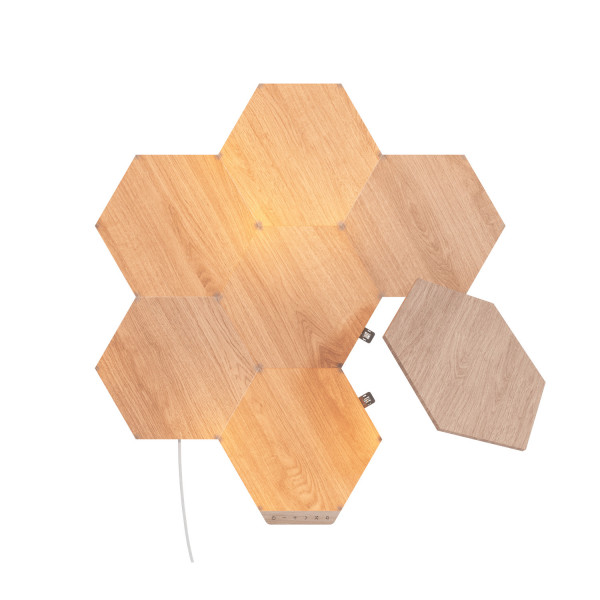 Nanoleaf Elements Wood Look Hexagons Starter Kit