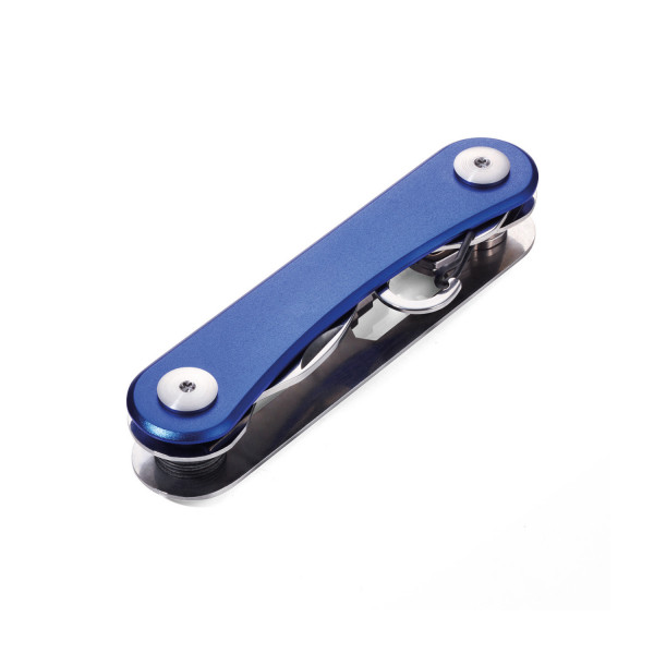 Schlüssel Organizer CLEVER KEY silber/blau