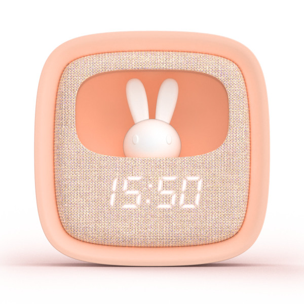 BILLY CLOCK AND LIGHT - PINK