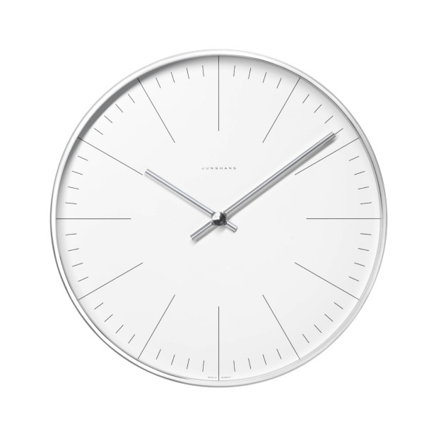max bill Wanduhr, Strich, 22 cm