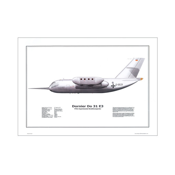 Poster Dornier Do 31 E3