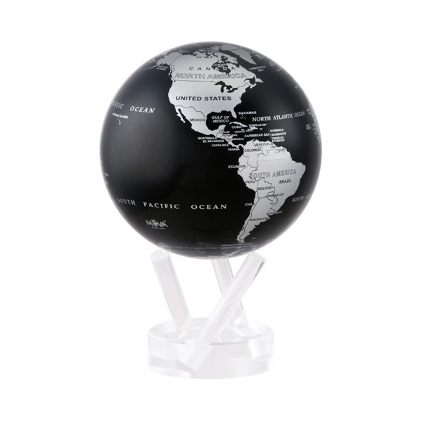 Mova Globe 6,0 (15,3cm) -Silver Black metallic-