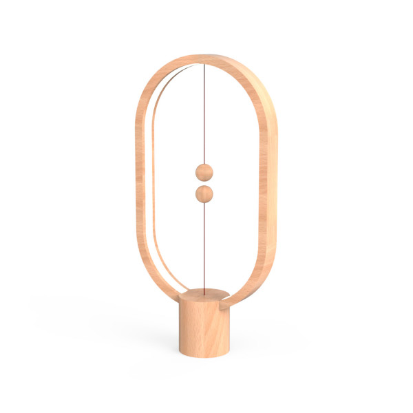 The Heng Balance Lamp Ellipse Light Wood