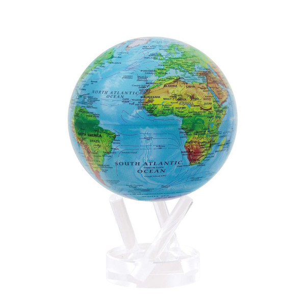 Mova Globe 6" (15,3 cm) - Reliefkarte, blau